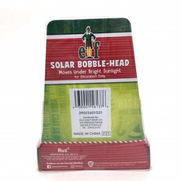 Elf Movie Will Ferrell Buddy Solar Dancing 6" Bobble Head - Picture 6 of 6
